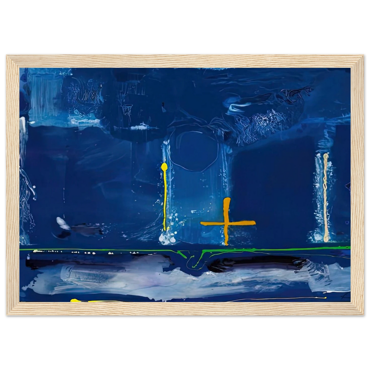 Sister Sky, 1991- Framed Poster | Helen Frankenthaler Framed Prints Wall Art | Frankenthaler Helen