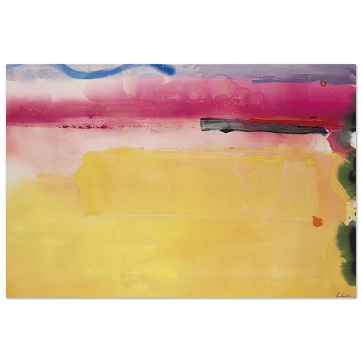 Black-Eyed Susan - 1988 Poster | Helen Frankenthaler Poster | Frankenthaler Helen
