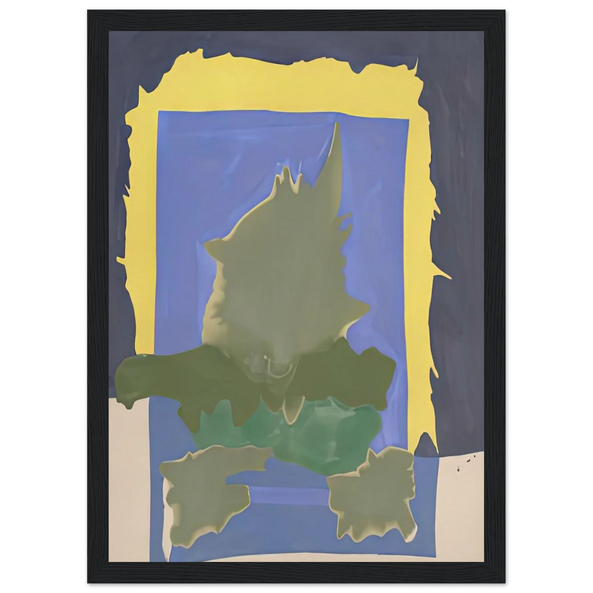 Interior Landscape, 1964- Framed Poster | Helen Frankenthaler Framed Prints Wall Art | Frankenthaler Helen