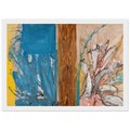 The Façade, 1954- Framed Poster | Helen Frankenthaler Framed Prints Wall Art | Frankenthaler Helen