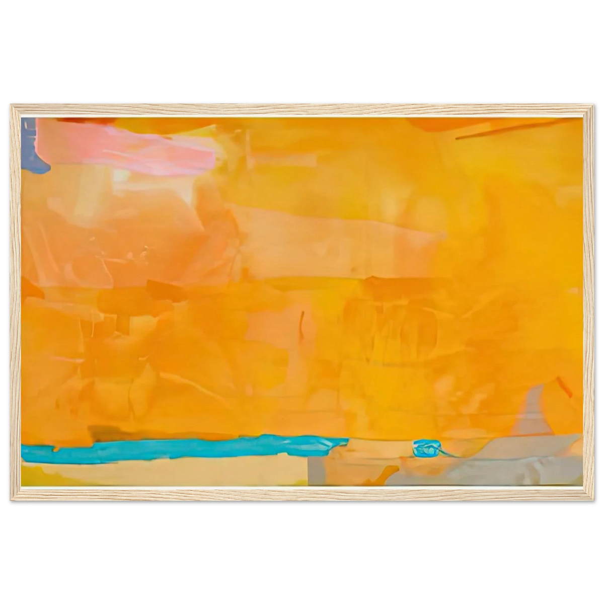Royal Fireworks, 1975- Framed Poster | Helen Frankenthaler Framed Prints Wall Art | Frankenthaler Helen