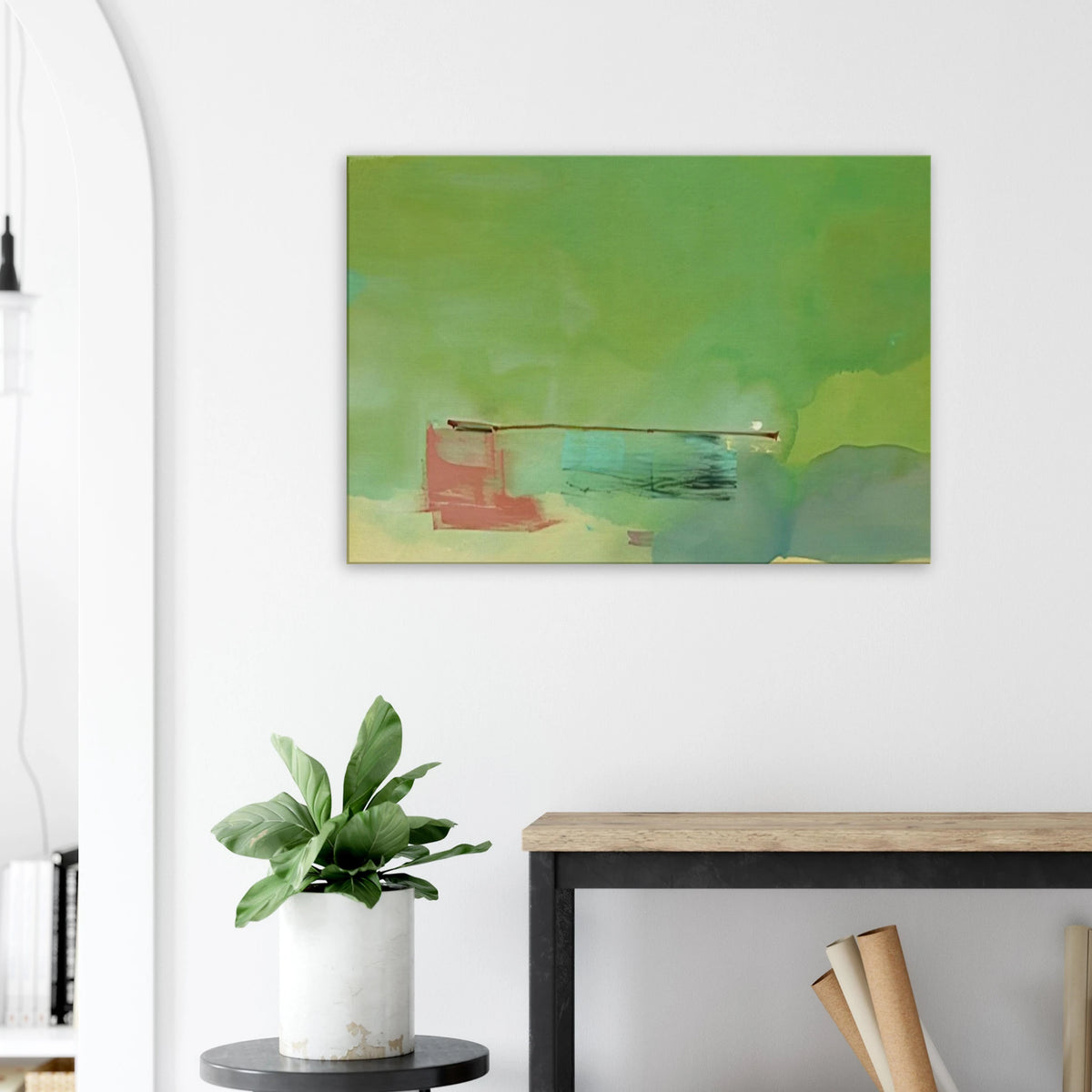 Springscape - 1975 Canvas | Helen Frankenthaler Canvas | Frankenthaler Helen