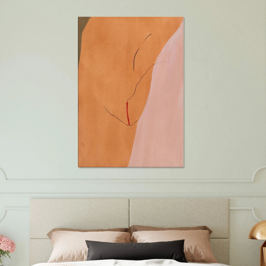 Sanguine Mood - 1971 Canvas | Helen Frankenthaler Canvas | Frankenthaler Helen