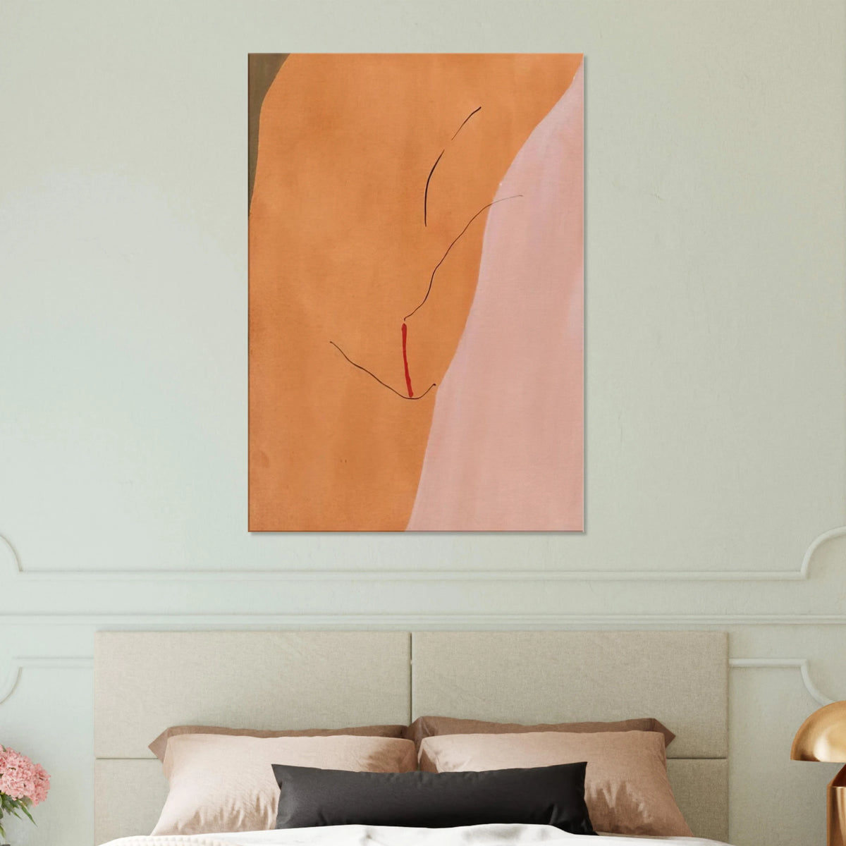 Sanguine Mood - 1971 Canvas | Helen Frankenthaler Canvas | Frankenthaler Helen