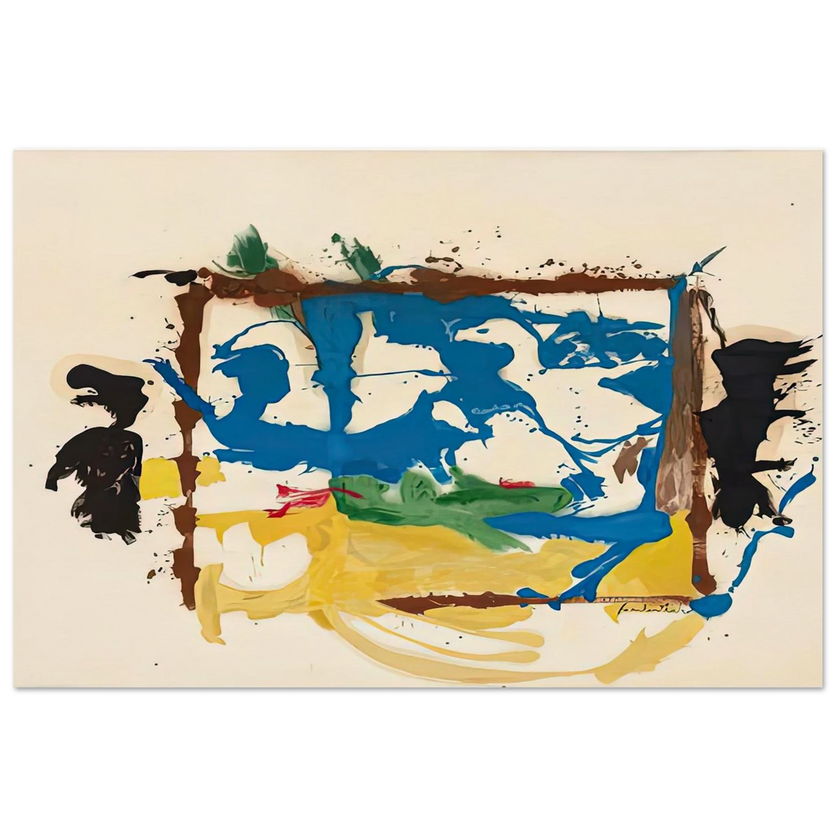Swan Lake I, 1961- Poster | Helen Frankenthaler Poster | Frankenthaler Helen