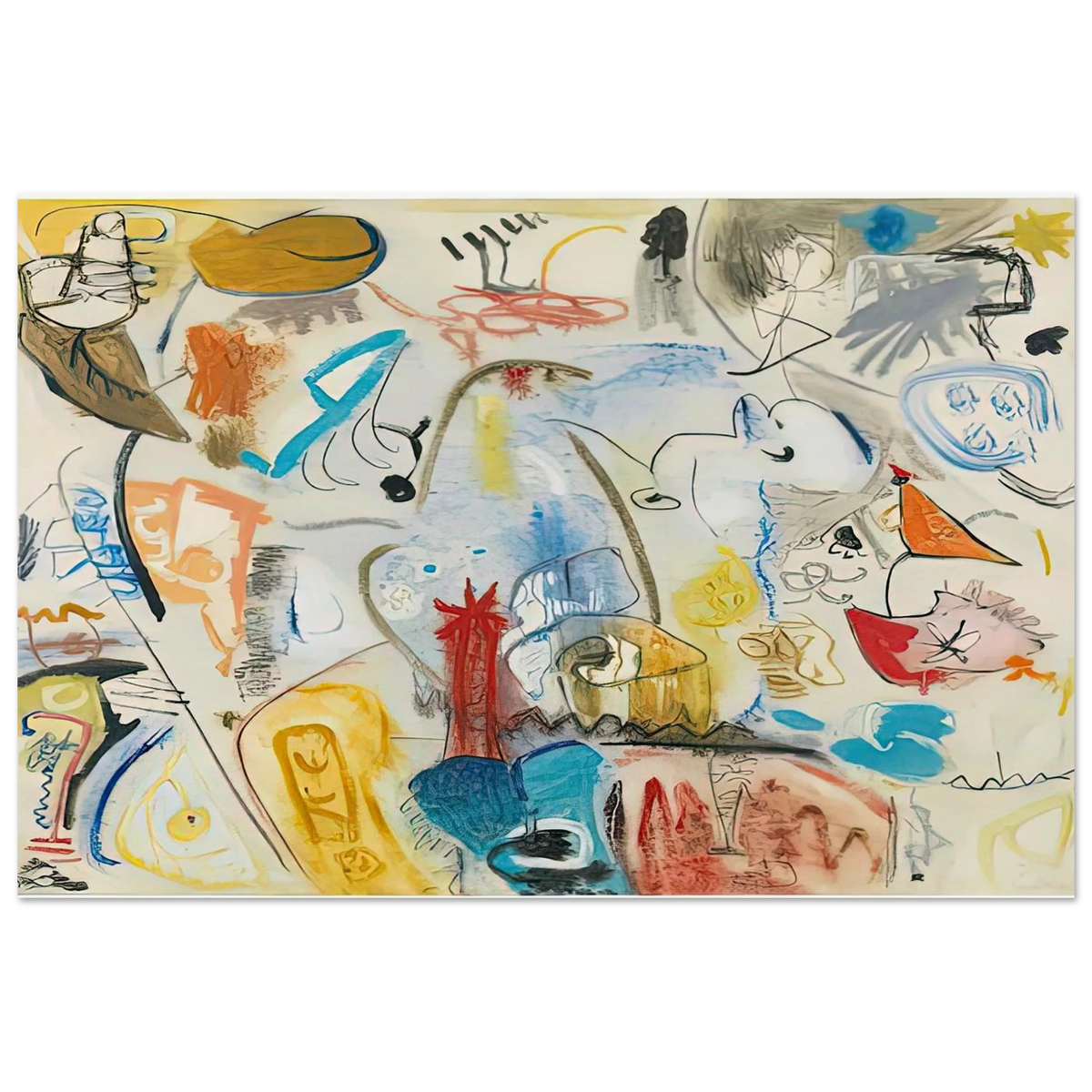 Circus Landscape, 1951- Poster | Helen Frankenthaler Poster | Frankenthaler Helen
