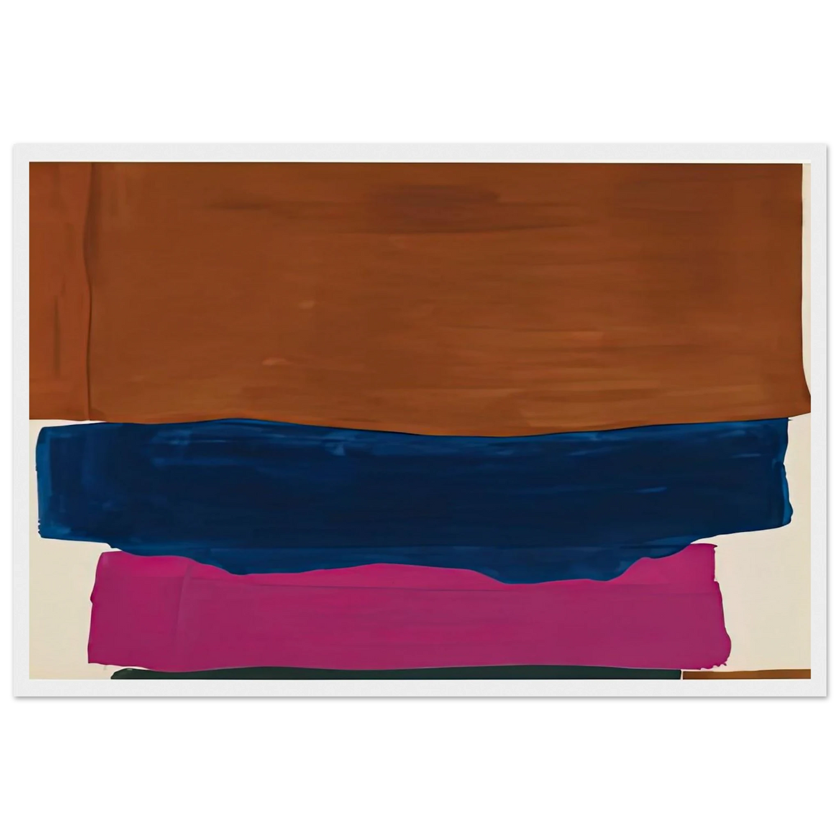 Indian Summer, 1967- Framed Poster | Helen Frankenthaler Framed Prints Wall Art | Frankenthaler Helen