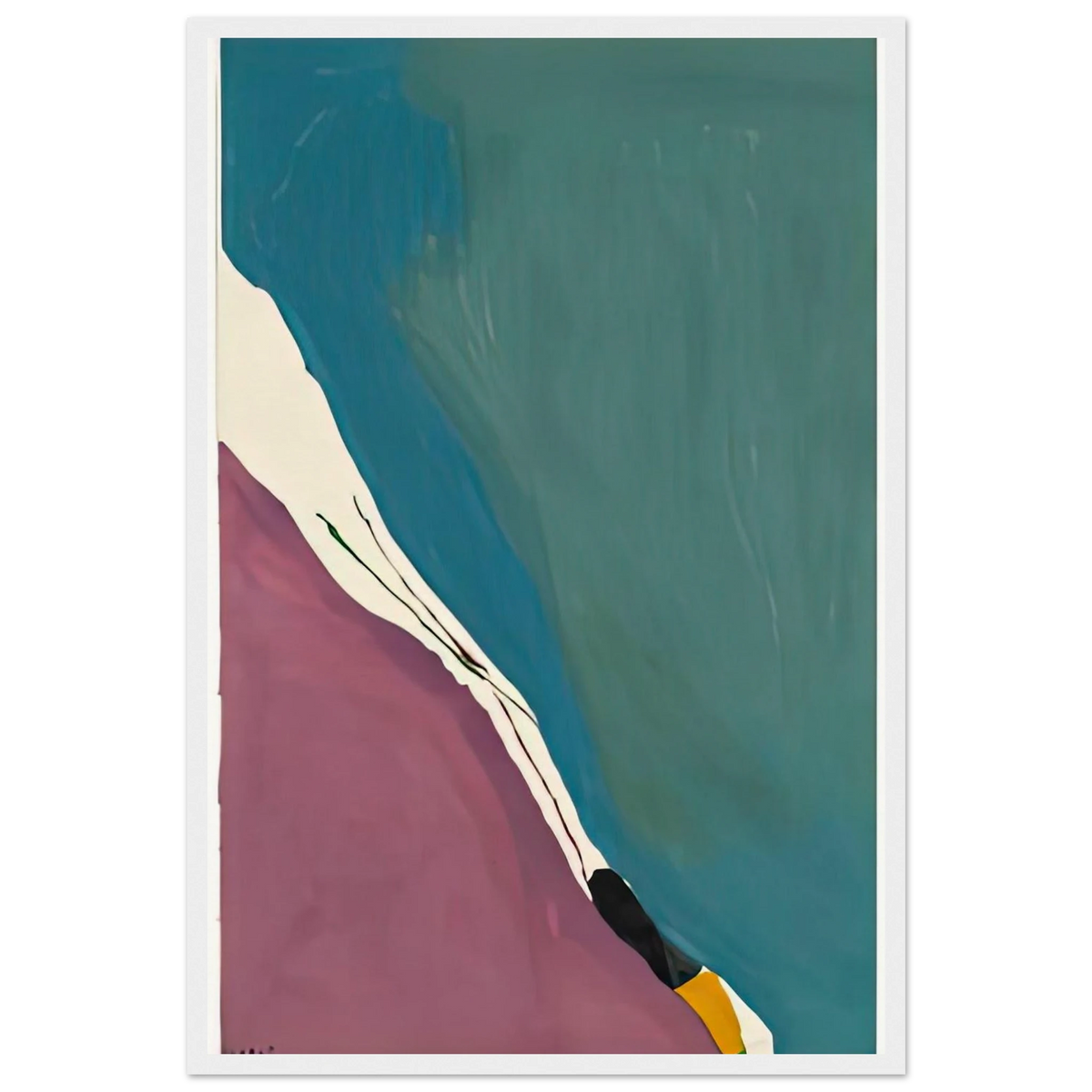 Red Travels, 1971- Framed Poster | Helen Frankenthaler Framed Prints Wall Art | Frankenthaler Helen