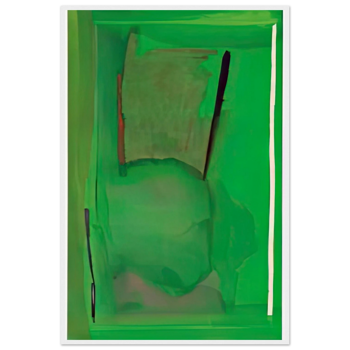 Ocean Drive West #2, 1974- Framed Poster | Helen Frankenthaler Framed Prints Wall Art | Frankenthaler Helen