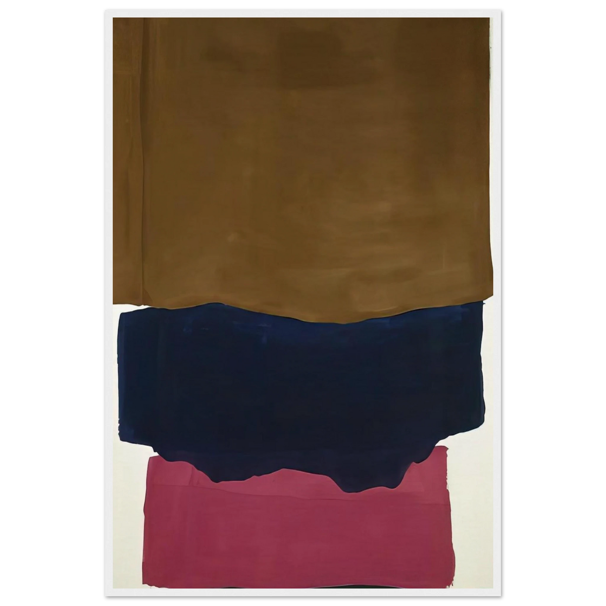 Indian Summer - 1967 Framed Poster | Helen Frankenthaler Framed Prints Wall Art | Frankenthaler Helen