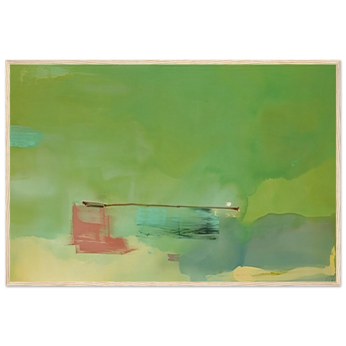 Springscape - 1975 Framed Poster | Helen Frankenthaler Framed Prints Wall Art | Frankenthaler Helen