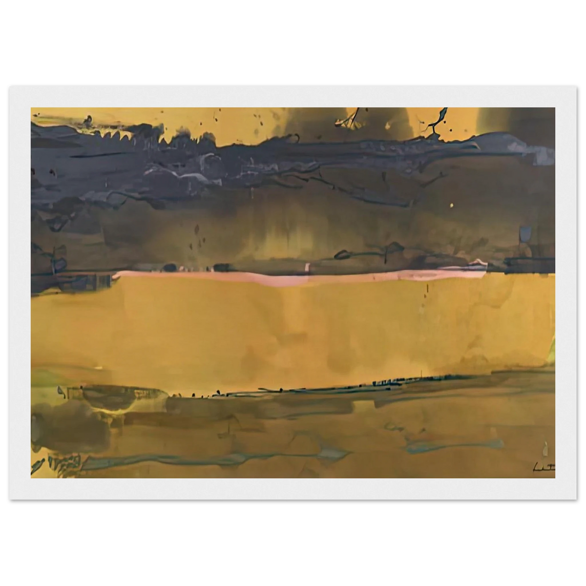 Shippan October, 1981- Framed Poster | Helen Frankenthaler Framed Prints Wall Art | Frankenthaler Helen