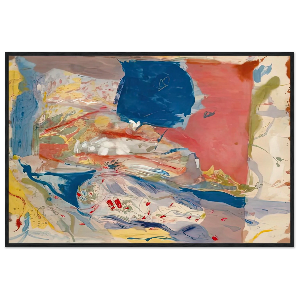 Lorelei, 1957- Framed Poster | Helen Frankenthaler Framed Prints Wall Art | Frankenthaler Helen