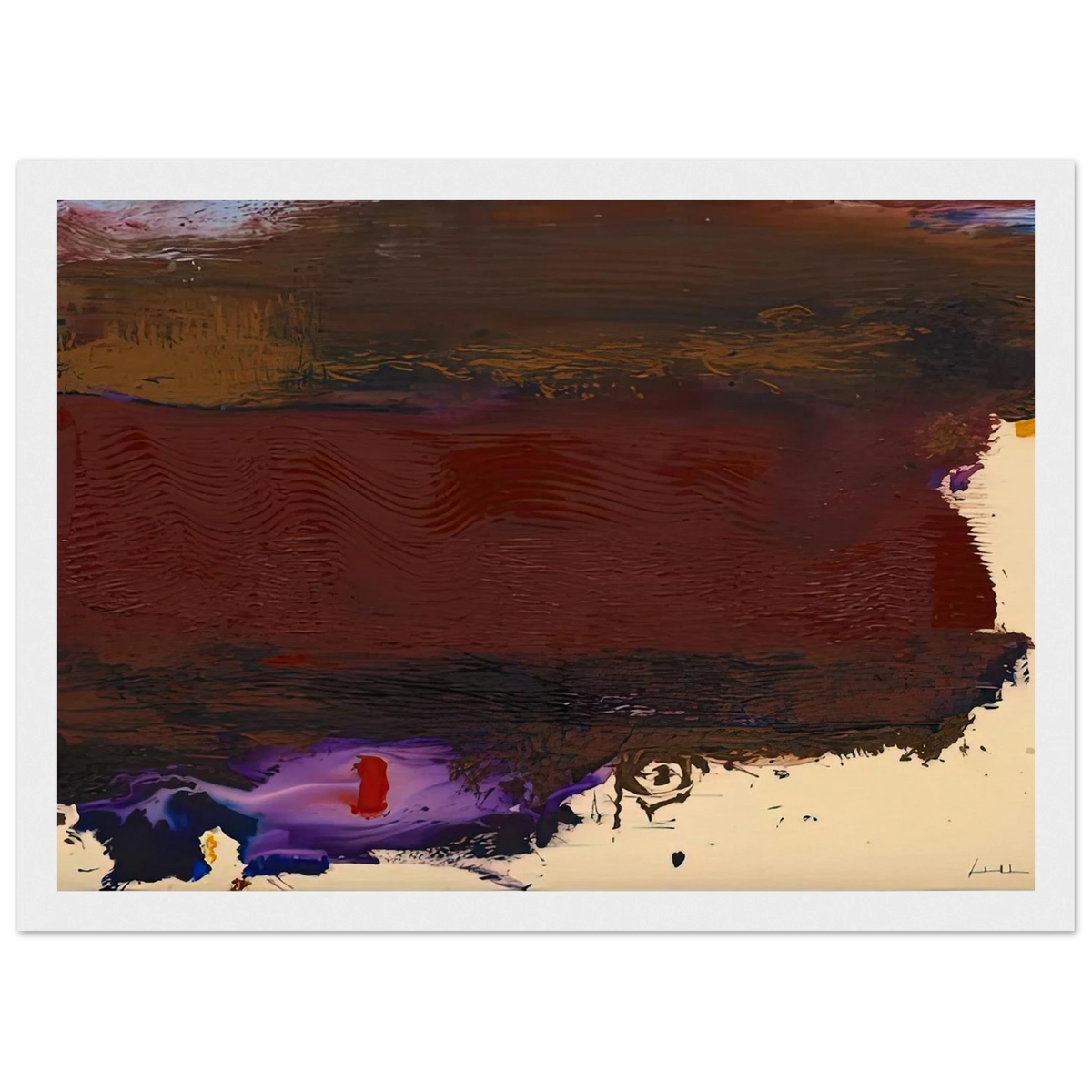 Requiem, 1992- Framed Poster | Helen Frankenthaler Framed Prints Wall Art | Frankenthaler Helen