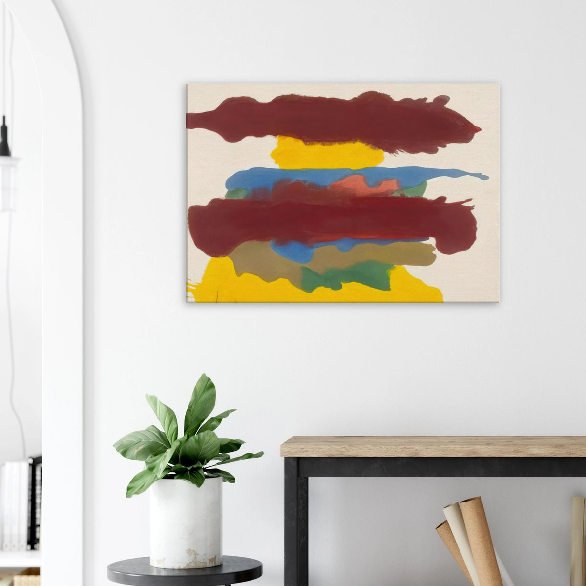 Weather Change - 1963 Canvas | Helen Frankenthaler Canvas | Frankenthaler Helen