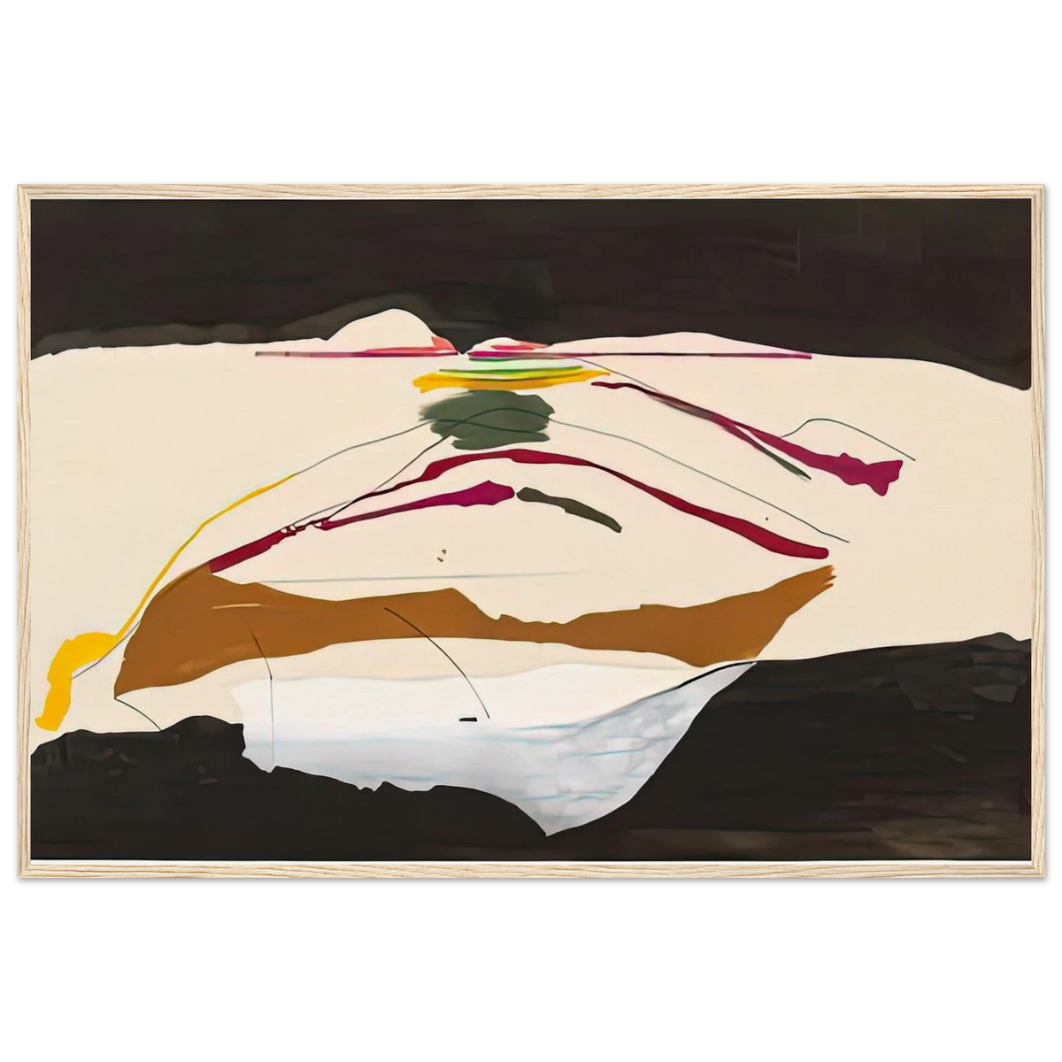 New Paths, 1973- Framed Poster | Helen Frankenthaler Framed Prints Wall Art | Frankenthaler Helen