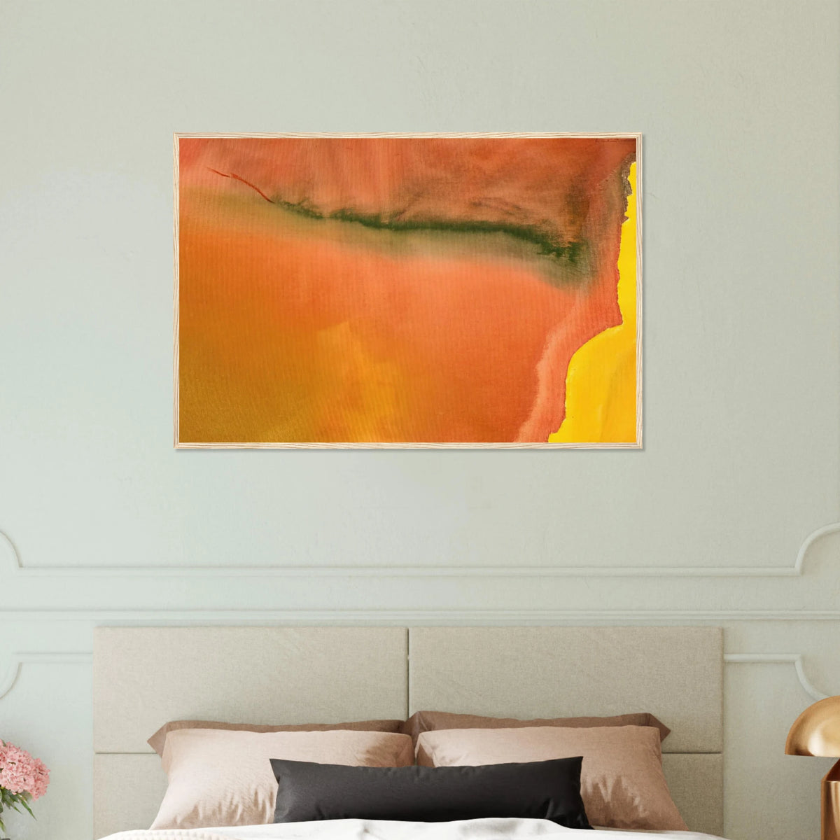 Untitled - 1973 Framed Poster | Helen Frankenthaler Framed Prints Wall Art | Frankenthaler Helen