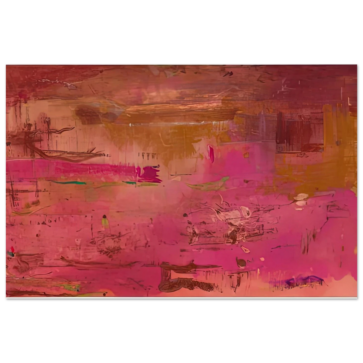 Dream Walk Red, 1978- Poster | Helen Frankenthaler Poster | Frankenthaler Helen
