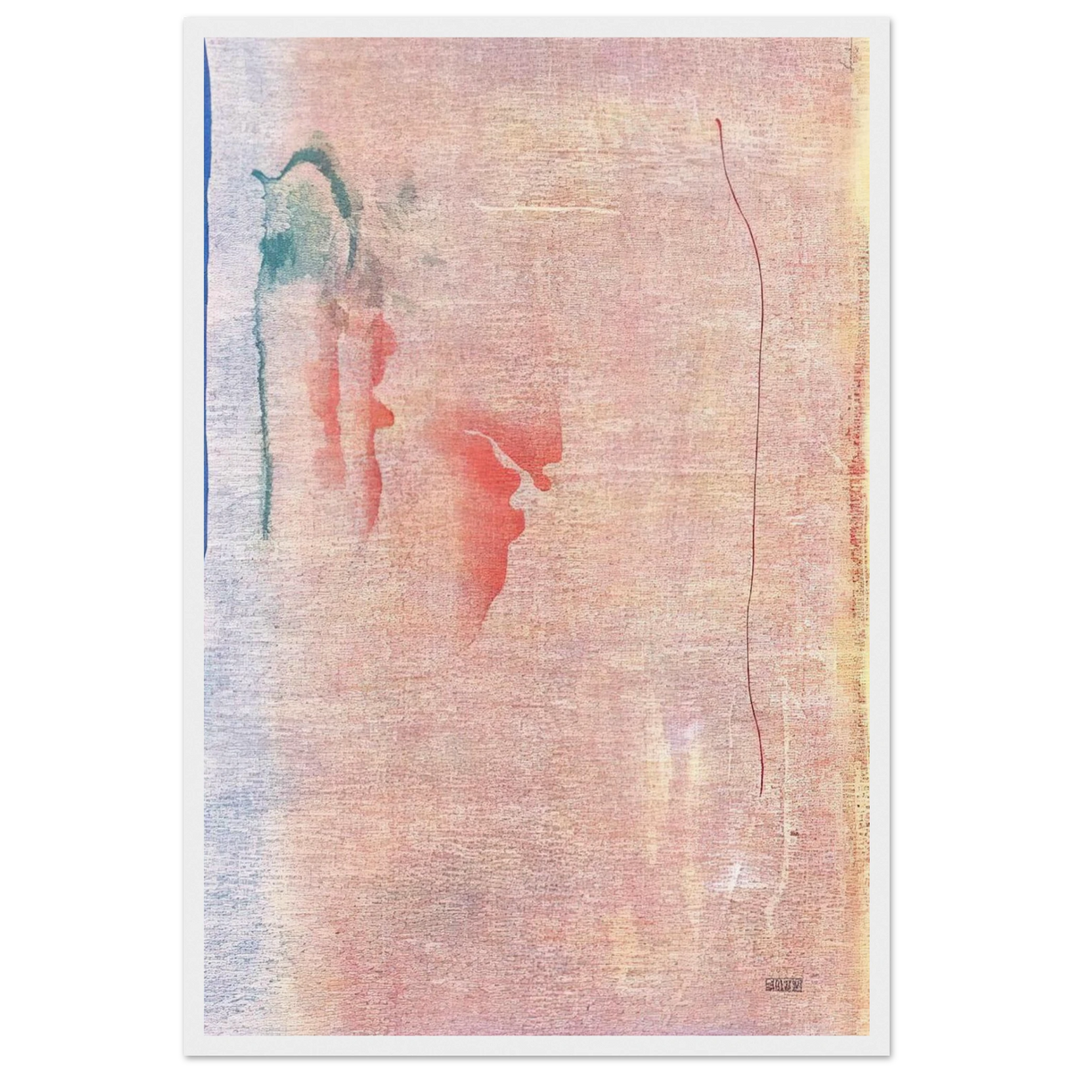 Cedar Hill - 1983 Framed Poster | Helen Frankenthaler Framed Prints Wall Art | Frankenthaler Helen
