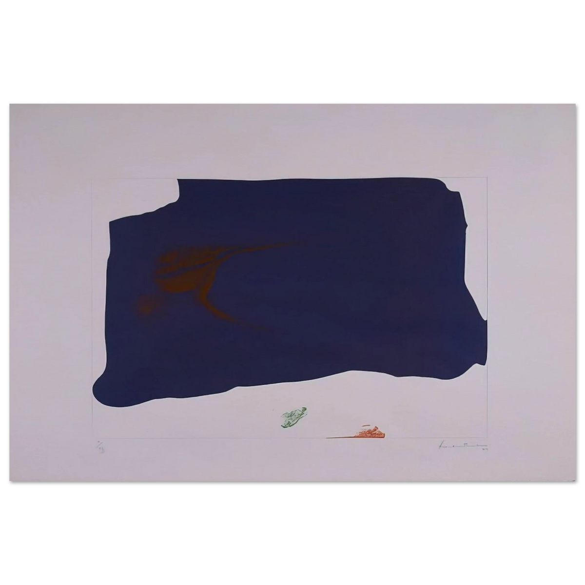 Variation II on Mauve Corner - 1969 Poster | Helen Frankenthaler Poster | Frankenthaler Helen