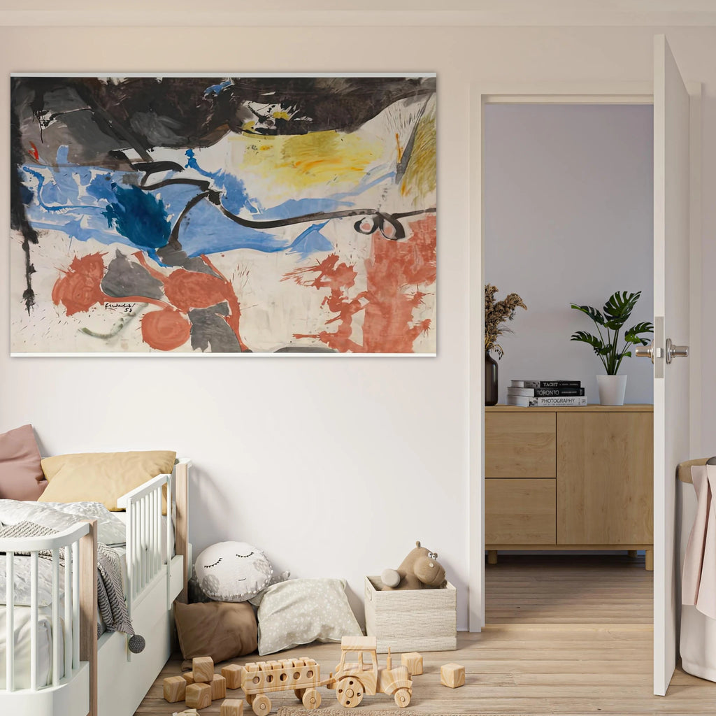 Hotel Cro-Magnon, 1958- Poster | Helen Frankenthaler Poster | Frankenthaler Helen