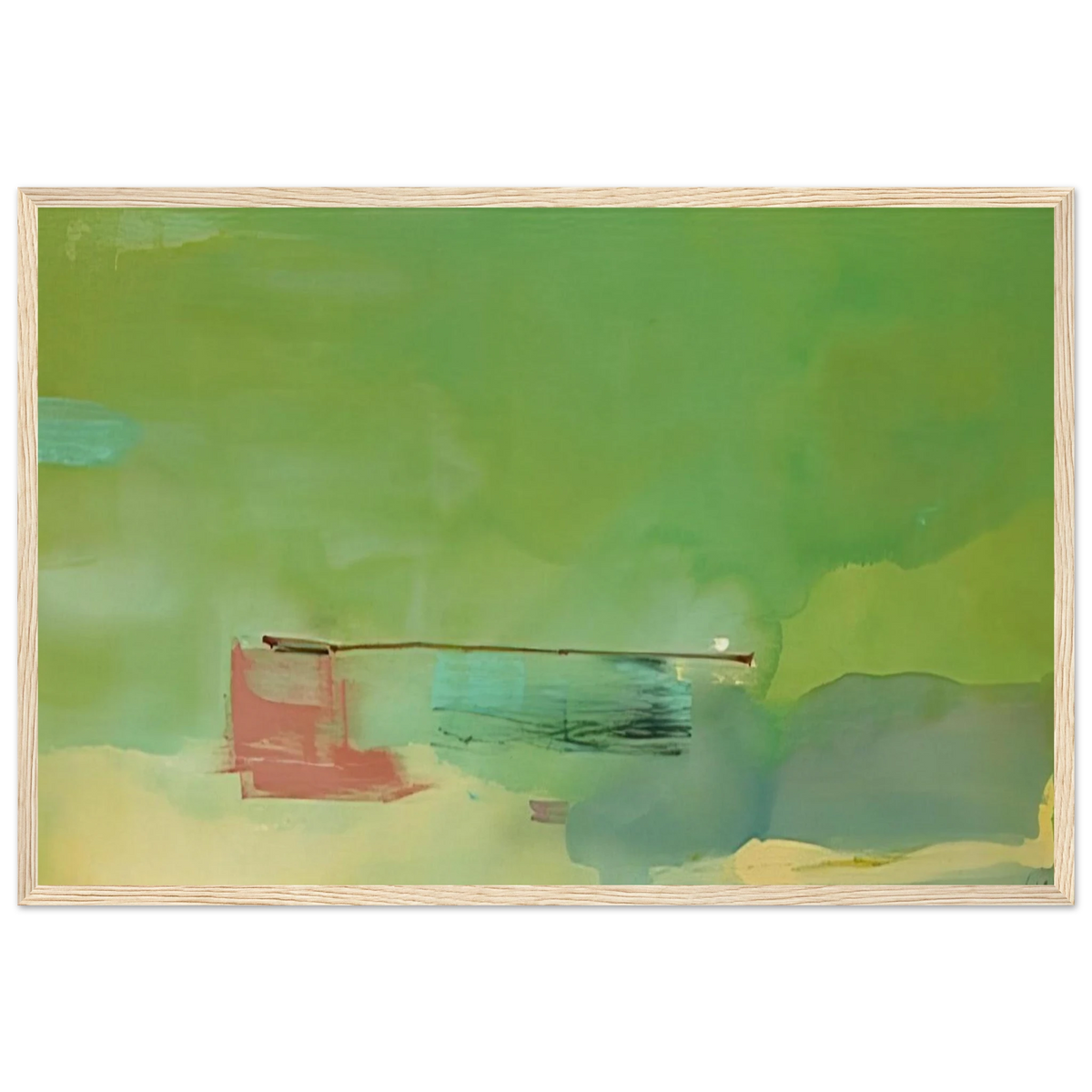 Springscape - 1975 Framed Poster | Helen Frankenthaler Framed Prints Wall Art | Frankenthaler Helen