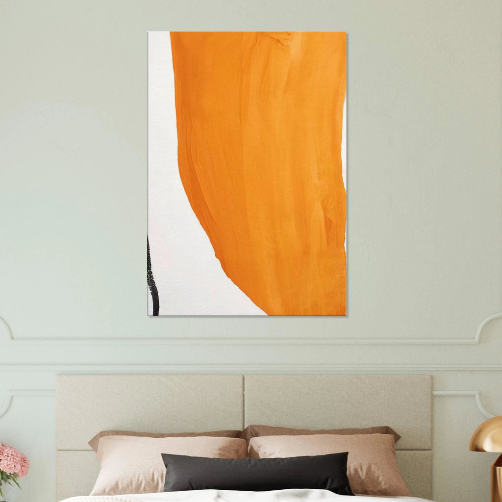 Orange Downpour - 1970 Canvas | Helen Frankenthaler Canvas | Frankenthaler Helen
