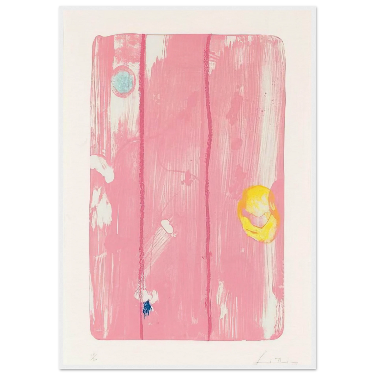 Reflections VIII - 1995 Framed Poster | Helen Frankenthaler Framed Prints Wall Art | Frankenthaler Helen