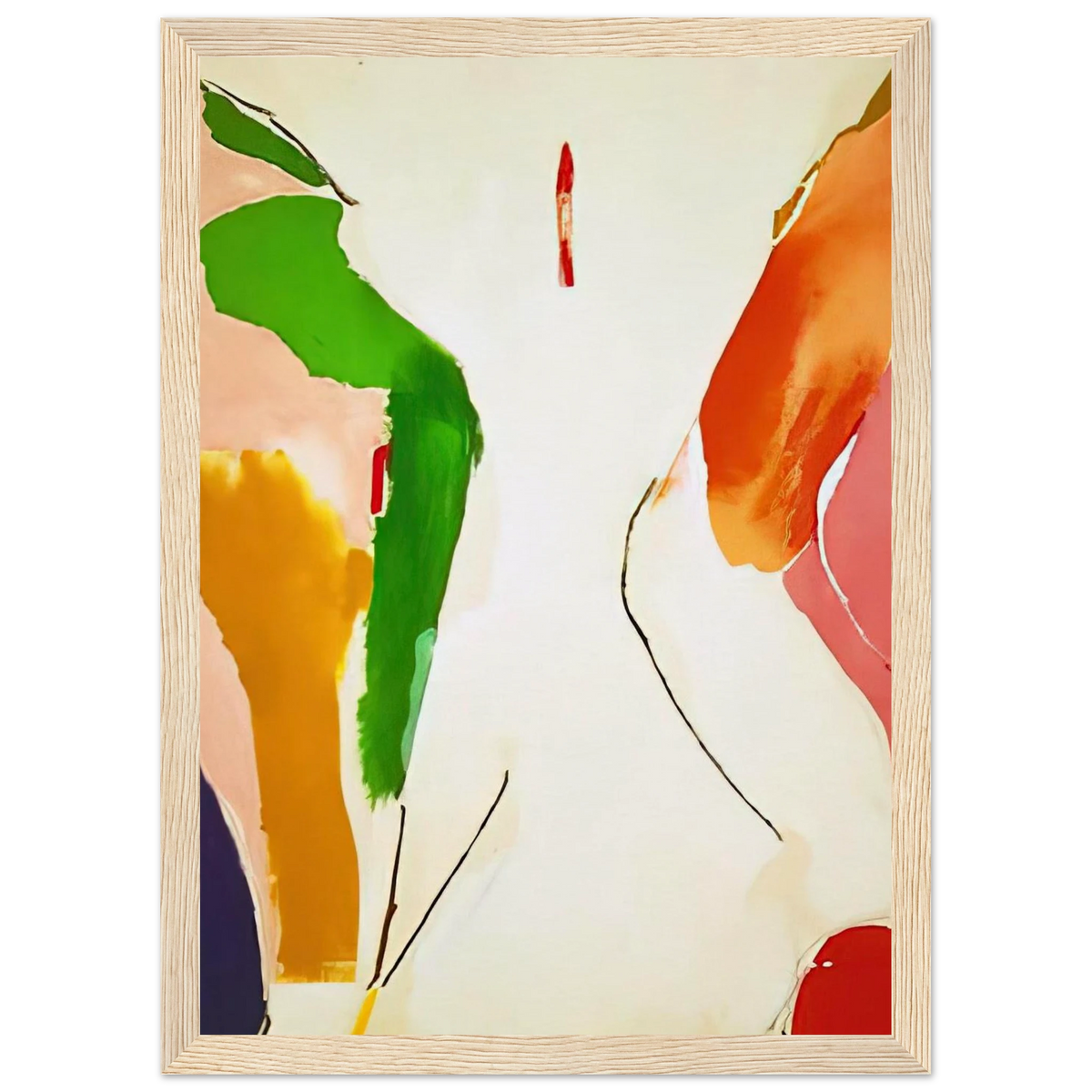 Living Edge - 1973 Framed Poster | Helen Frankenthaler Framed Prints Wall Art | Frankenthaler Helen