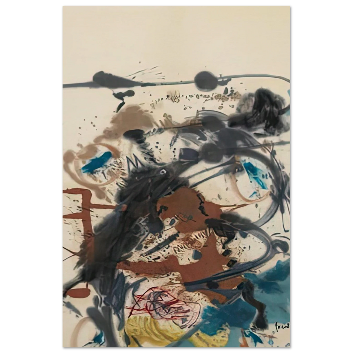 Winter Hunt, 1958- Poster | Helen Frankenthaler Poster | Frankenthaler Helen