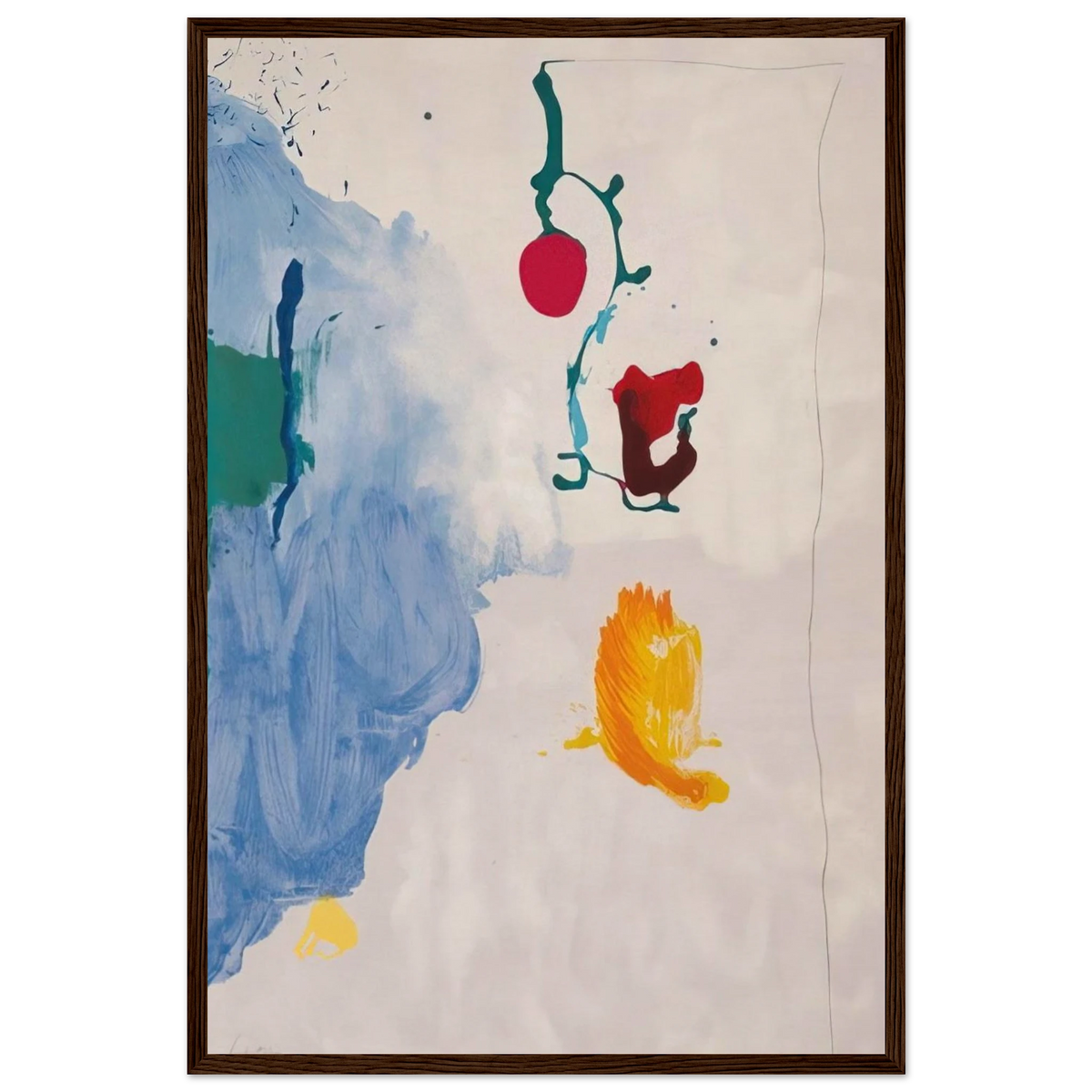 Eve - 1995 Framed Poster | Helen Frankenthaler Framed Prints Wall Art | Frankenthaler Helen
