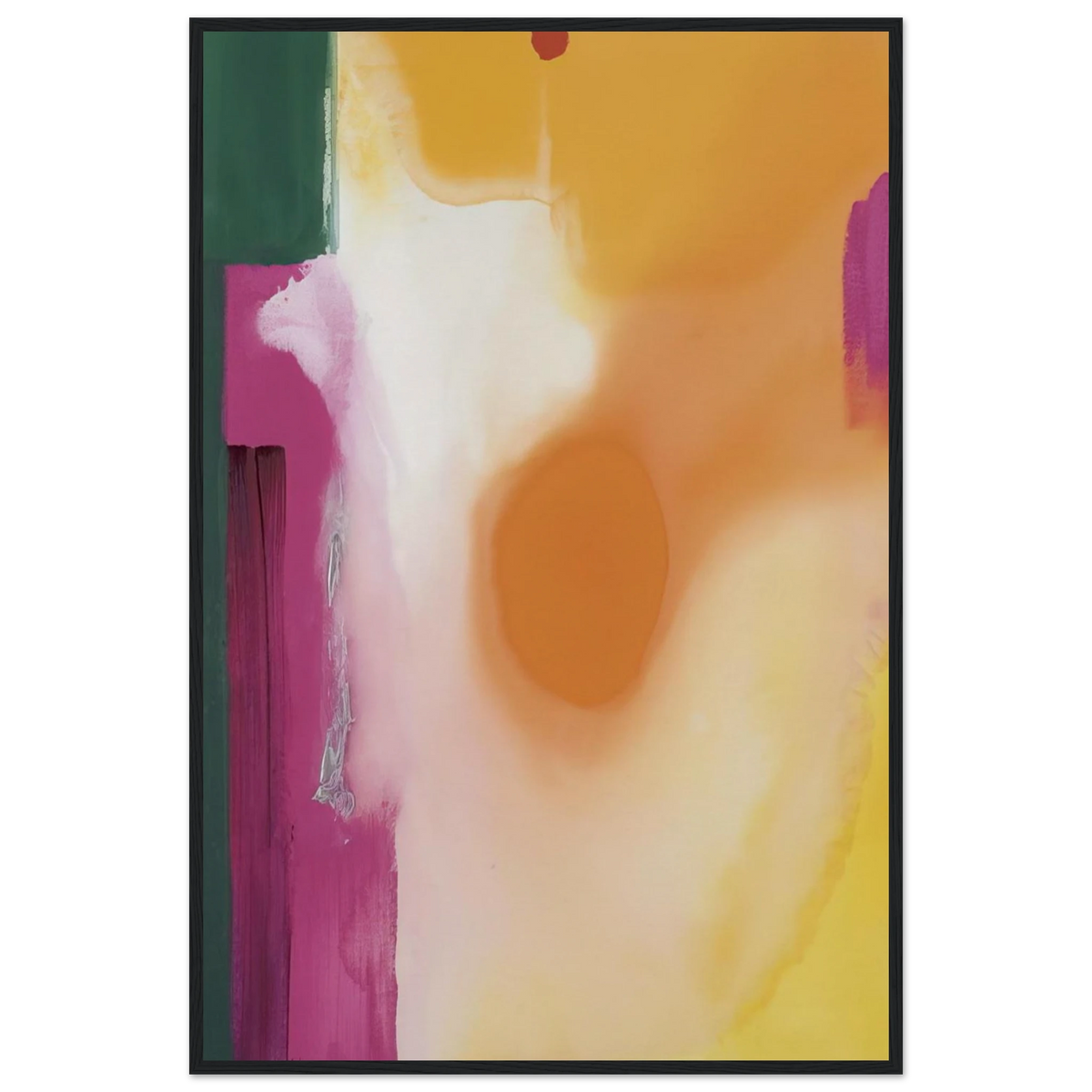 Bullseye - 1989 Framed Poster | Helen Frankenthaler Framed Prints Wall Art | Frankenthaler Helen