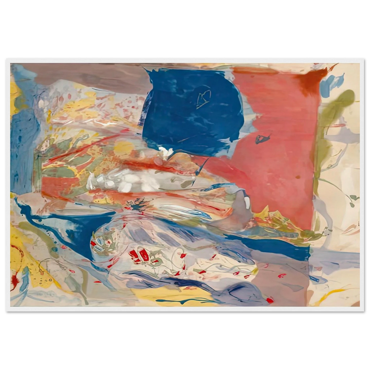 Lorelei, 1957- Framed Poster | Helen Frankenthaler Framed Prints Wall Art | Frankenthaler Helen