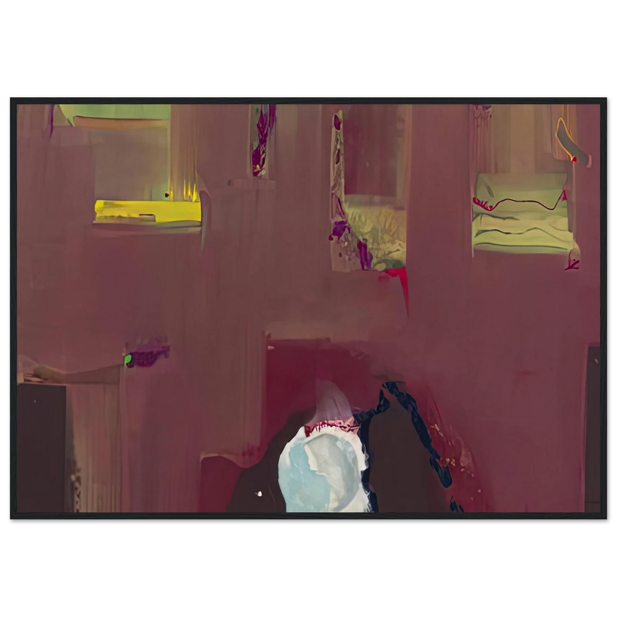 Yin Yang, 1990- Framed Poster | Helen Frankenthaler Framed Prints Wall Art | Frankenthaler Helen