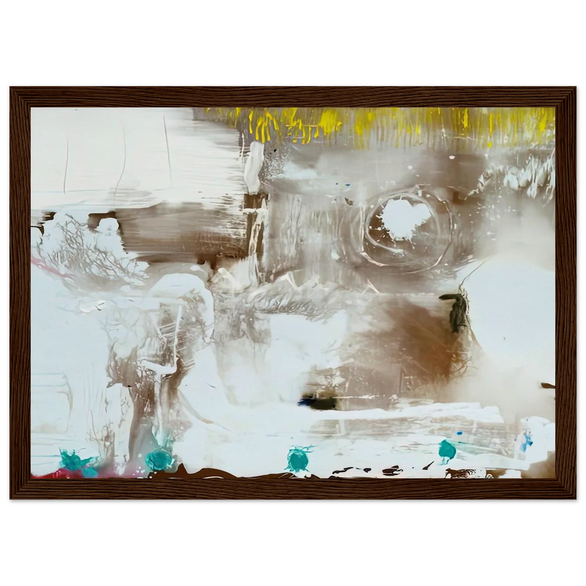 Arctic Thaw, 1990- Framed Poster | Helen Frankenthaler Framed Prints Wall Art | Frankenthaler Helen