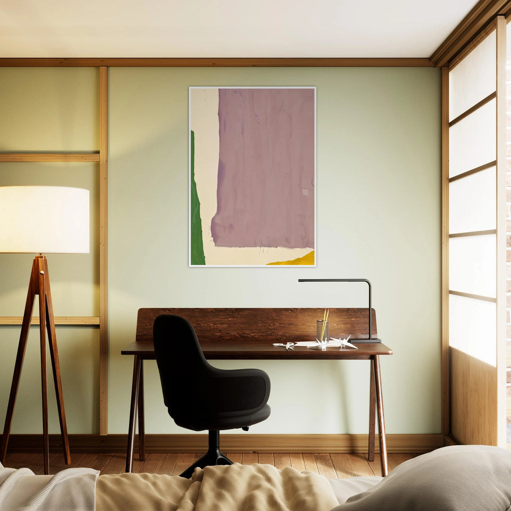 Mauve District, 1966- Framed Poster | Helen Frankenthaler Framed Prints Wall Art | Frankenthaler Helen