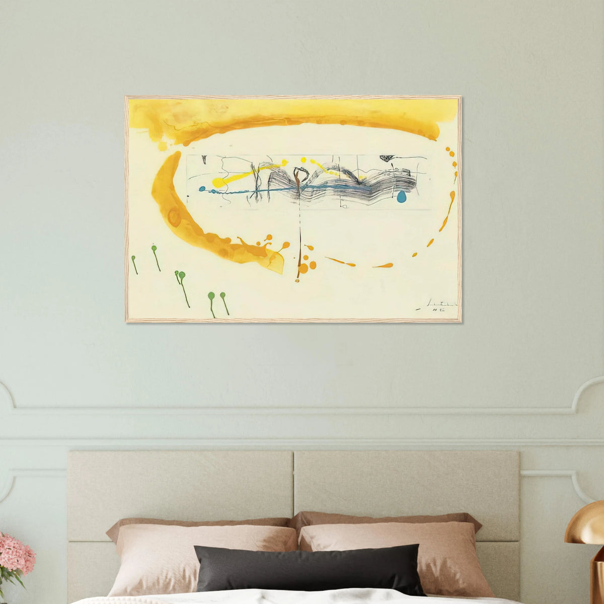 Making Music - 2000 Framed Poster | Helen Frankenthaler Framed Prints Wall Art | Frankenthaler Helen