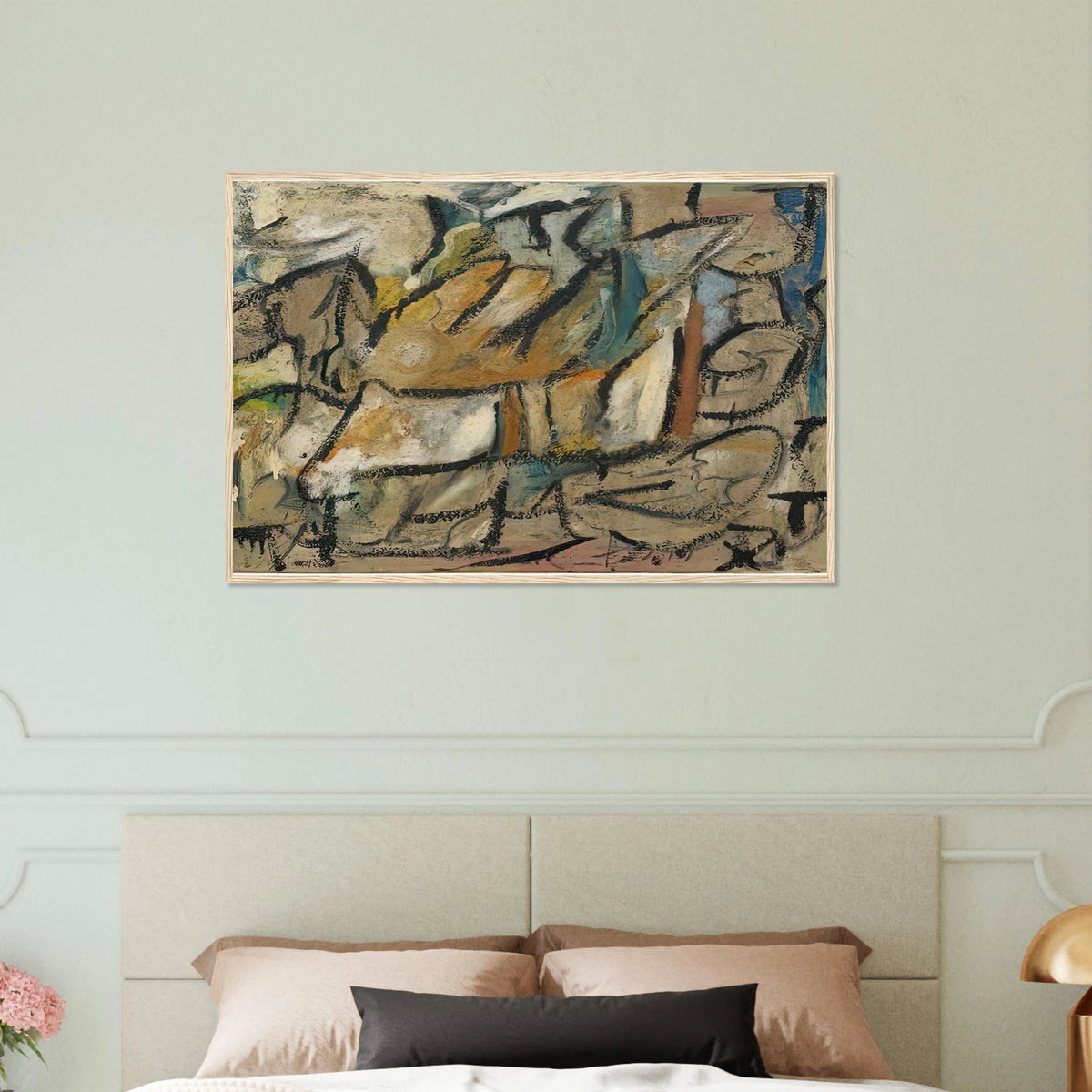 August Weather, 1951- Framed Poster | Helen Frankenthaler Framed Prints Wall Art | Frankenthaler Helen