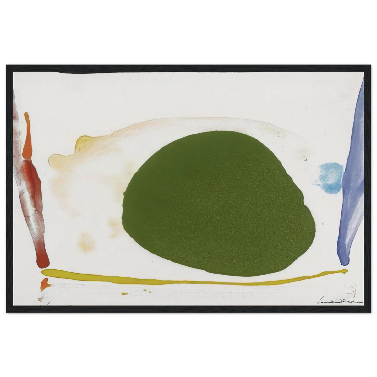 Thanksgiving Day - 1973 Framed Poster | Helen Frankenthaler Framed Prints Wall Art | Frankenthaler Helen