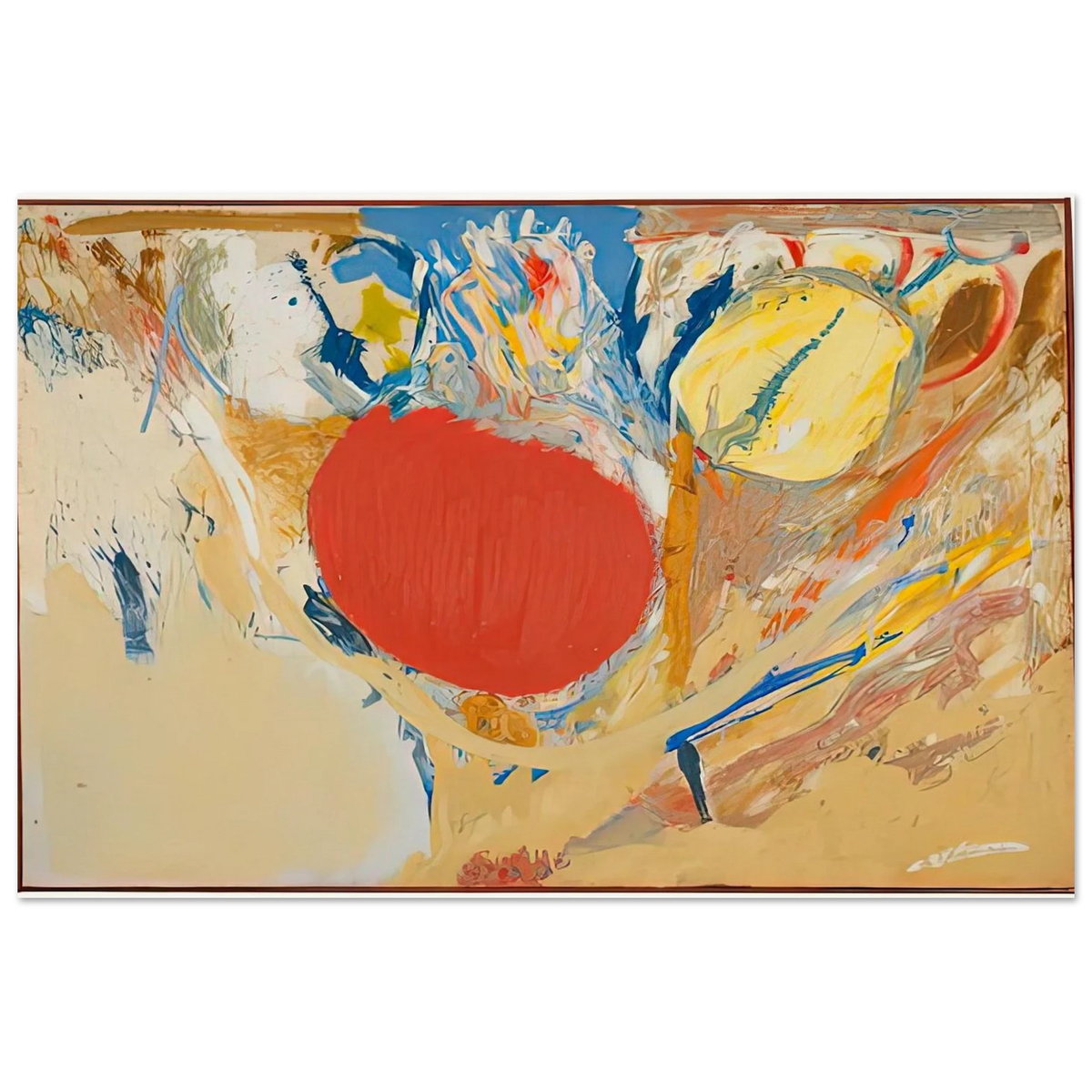 Break Through, 1956- Poster | Helen Frankenthaler Poster | Frankenthaler Helen