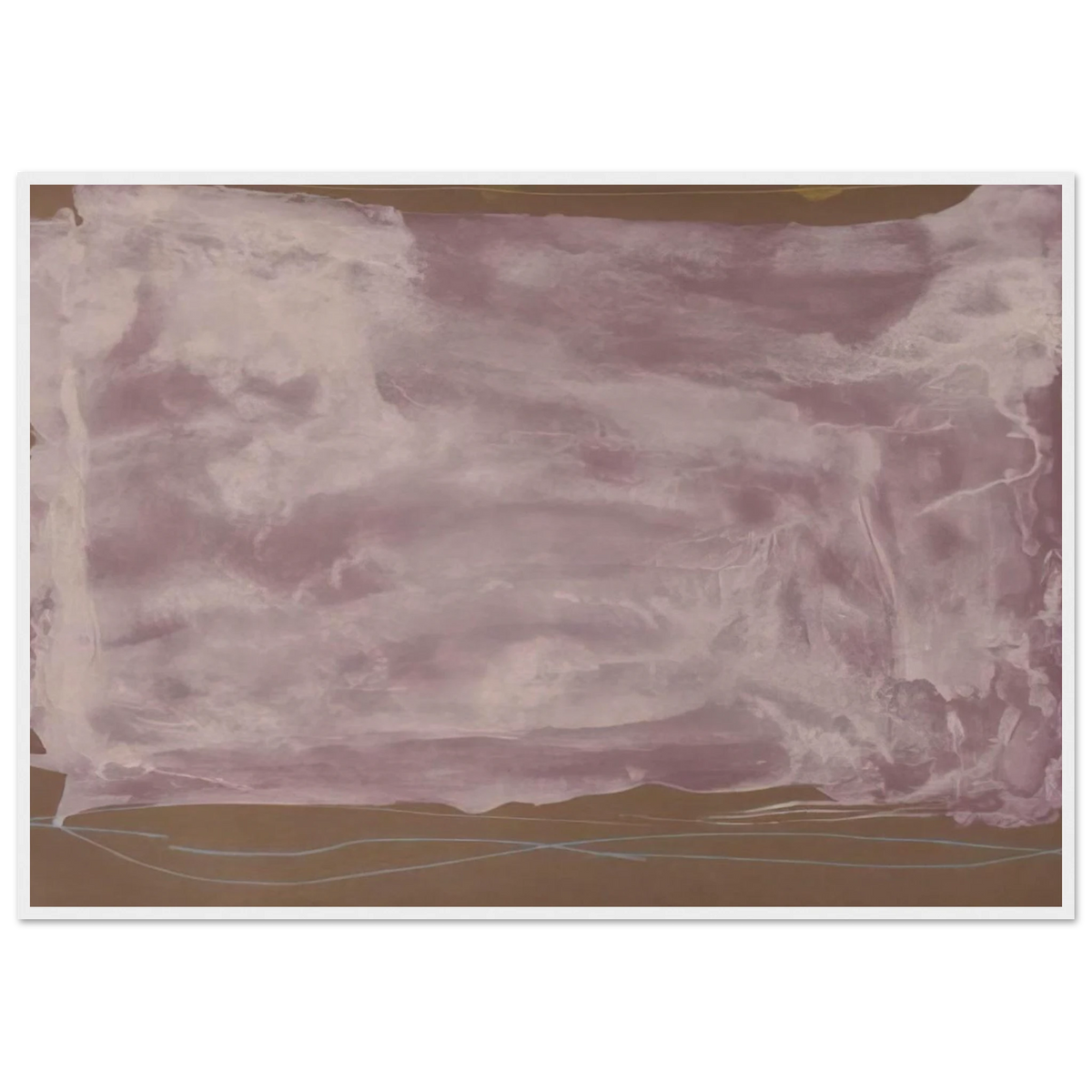 Soho Dreams - 1987 Framed Poster | Helen Frankenthaler Framed Prints Wall Art | Frankenthaler Helen