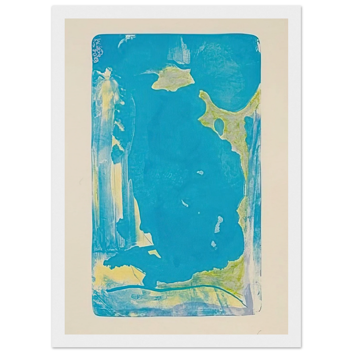 Reflections IV - 1995 Framed Poster | Helen Frankenthaler Framed Prints Wall Art | Frankenthaler Helen