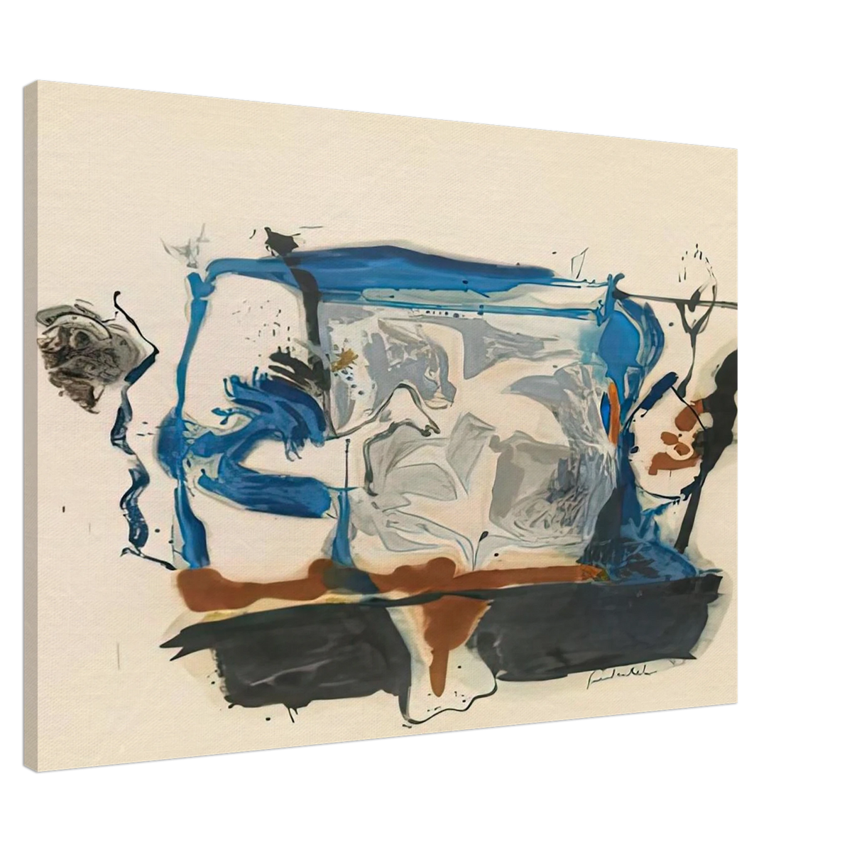 Swan Lake II, 1961- Canvas | Helen Frankenthaler Canvas | Frankenthaler Helen