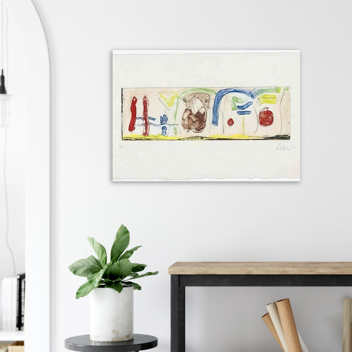 Bridges - 1996 Canvas | Helen Frankenthaler Canvas | Frankenthaler Helen