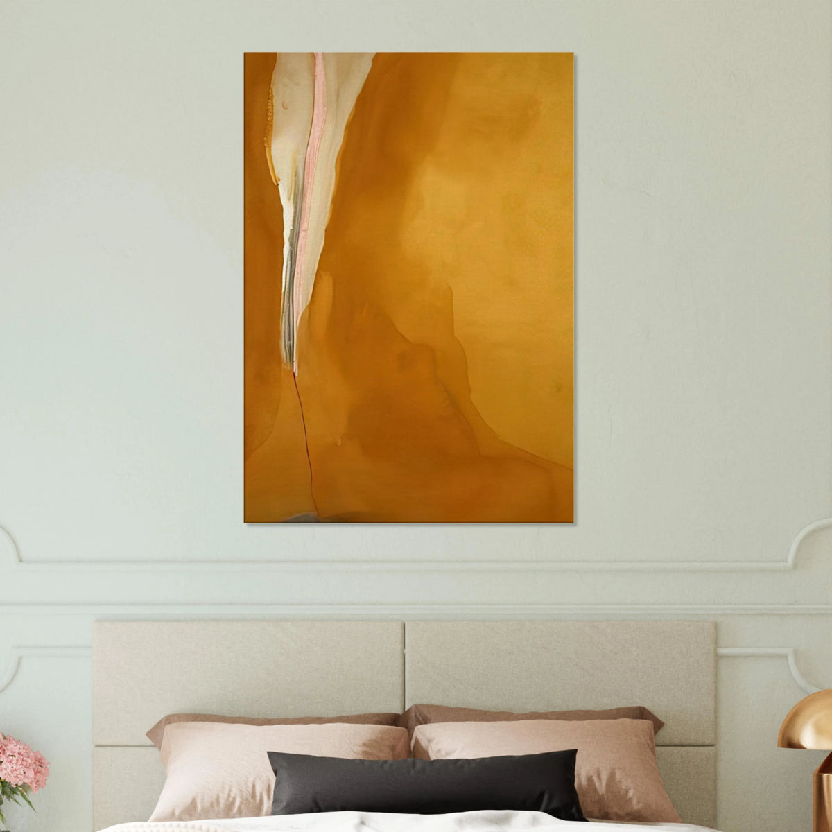 Coral Wedge - 1972 Canvas | Helen Frankenthaler Canvas | Frankenthaler Helen
