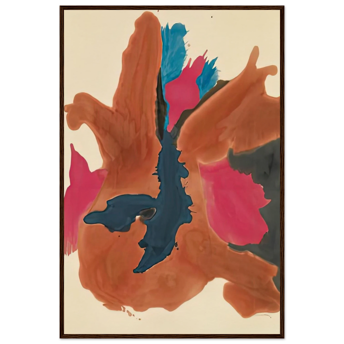 Pink Lady, 1963- Framed Poster | Helen Frankenthaler Framed Prints Wall Art | Frankenthaler Helen