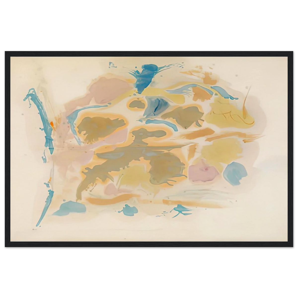 Shatter, 1953- Framed Poster | Helen Frankenthaler Framed Prints Wall Art | Frankenthaler Helen