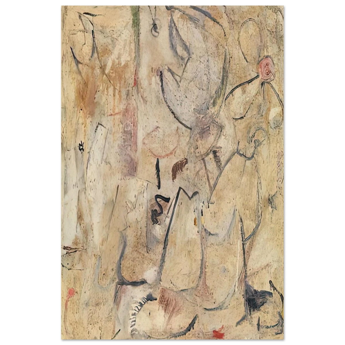 Beach, 1950- Poster | Helen Frankenthaler Poster | Frankenthaler Helen
