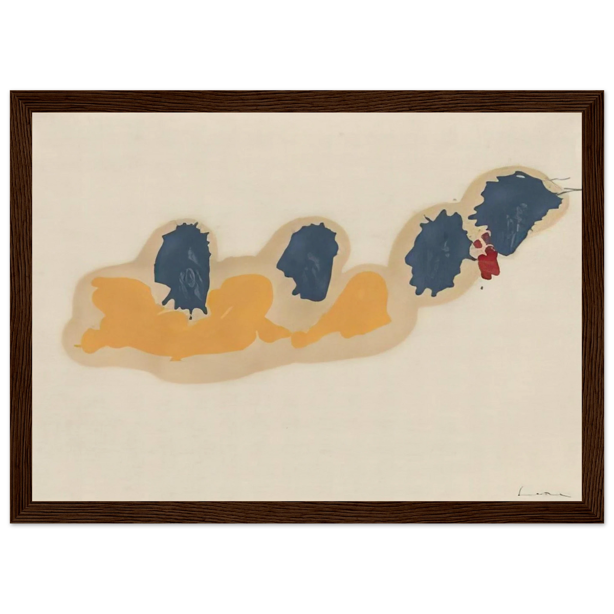 April IV - 1960 Framed Poster | Helen Frankenthaler Framed Prints Wall Art | Frankenthaler Helen