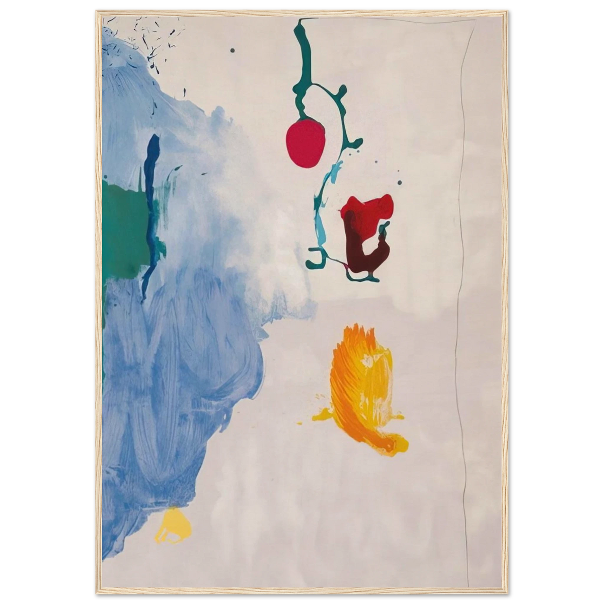 Eve - 1995 Framed Poster | Helen Frankenthaler Framed Prints Wall Art | Frankenthaler Helen